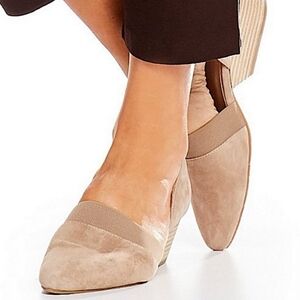 Eileen Fisher Hilly Wedge d'Orsay Pump Tan 8.5